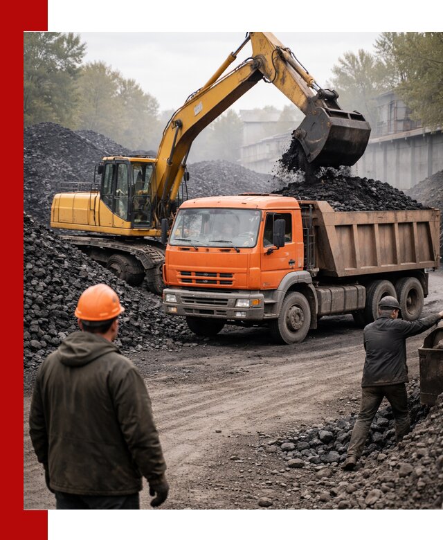 Доставка угля автотранспортом в Бийске быстро и выгодно