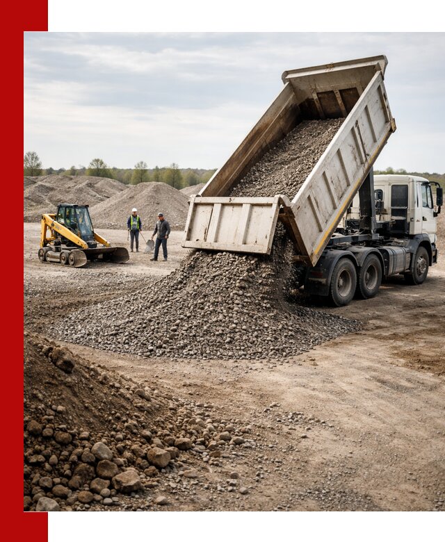 Доставка самосвалом 25 м³ в Бийске быстро и надежно