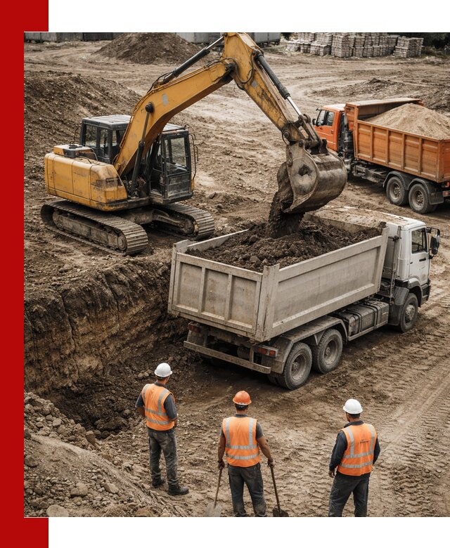 Разработка грунта для строительства и благоустройства в Бийске