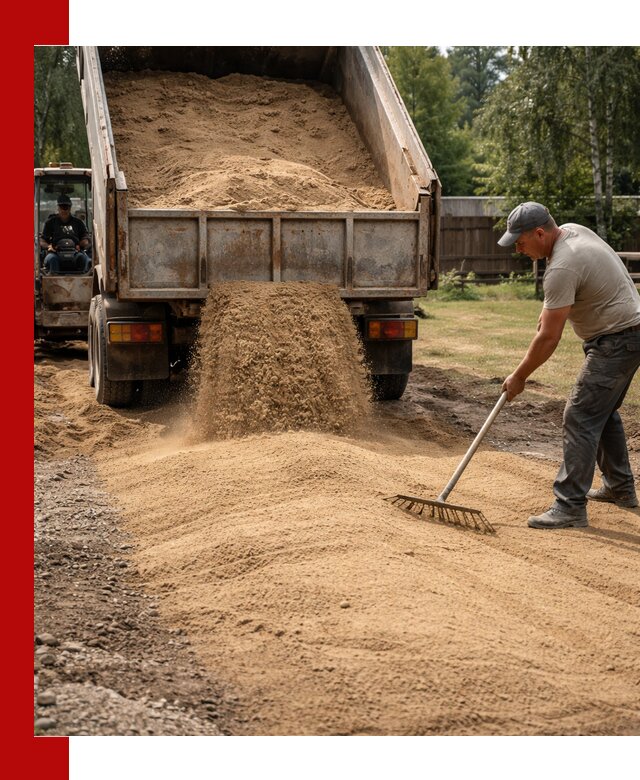 Отсыпка участка песком в Бийске быстро и качественно