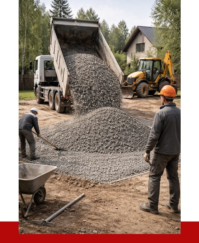 Отсыпка участка щебнем в Бийске от 6752 р. ПРОНЕРУДБск