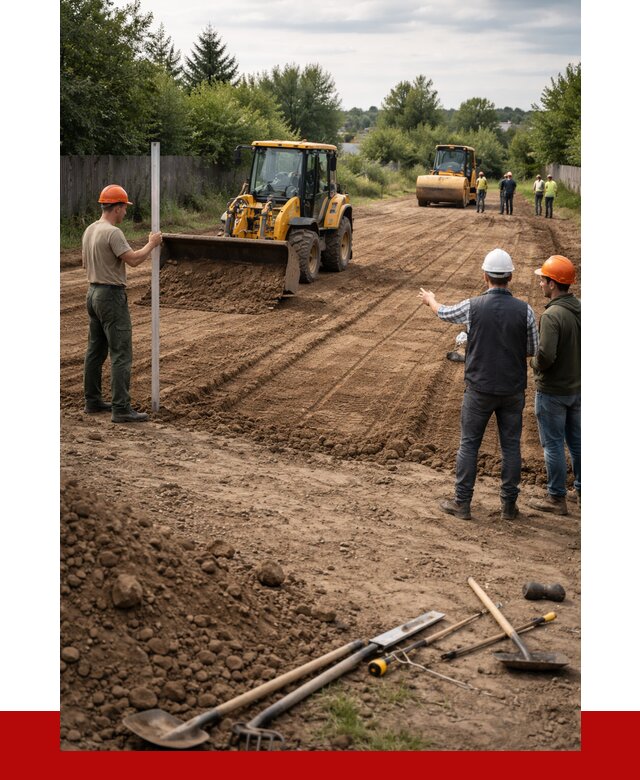 Планировка участка грунтом в Бийске от 4674 р ПРОНЕРУДБск