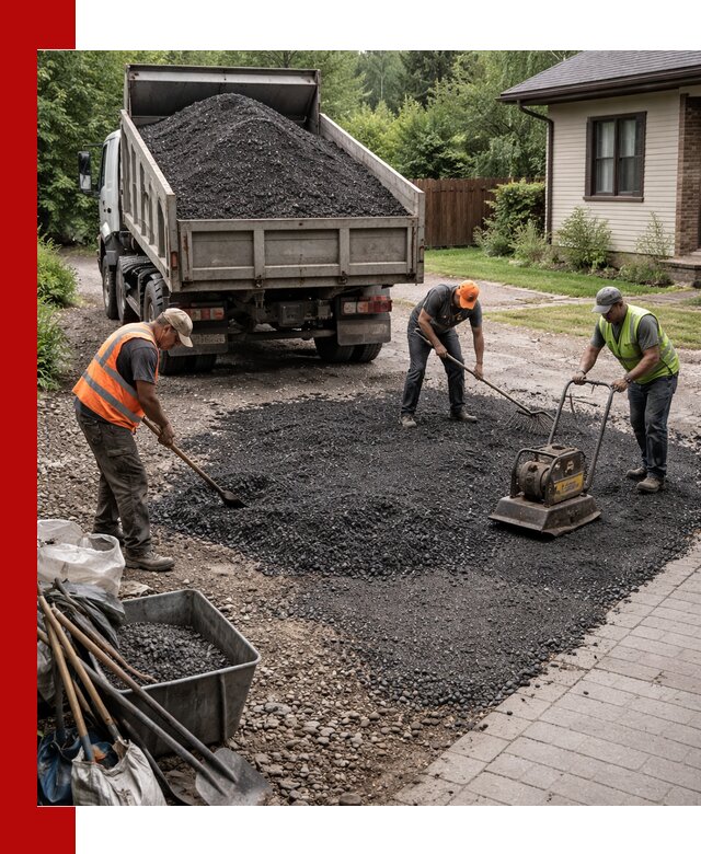 Асфальтовая крошка для двора с доставкой в Бийске